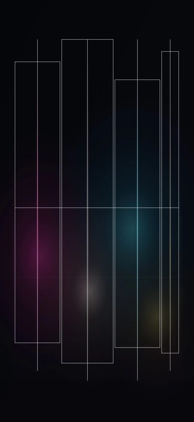 Low-contrast Signal Bloom grid designed to stay quiet behind iPhone app icons